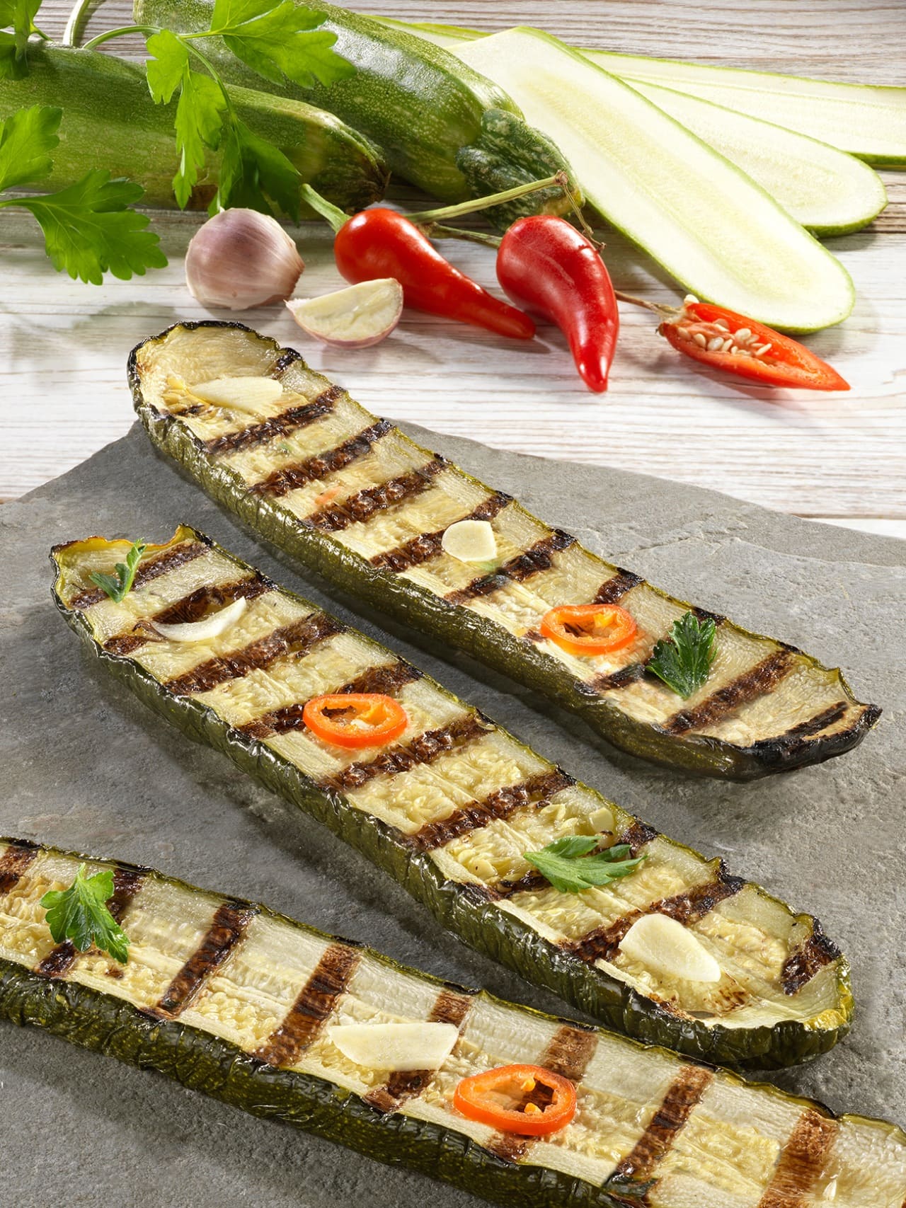 come condire le zucchine grigliate