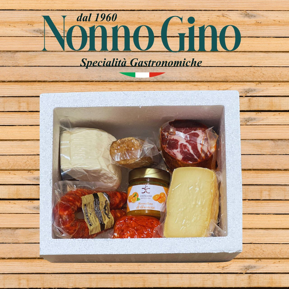 pacco dalla calabria in box di polisterolo