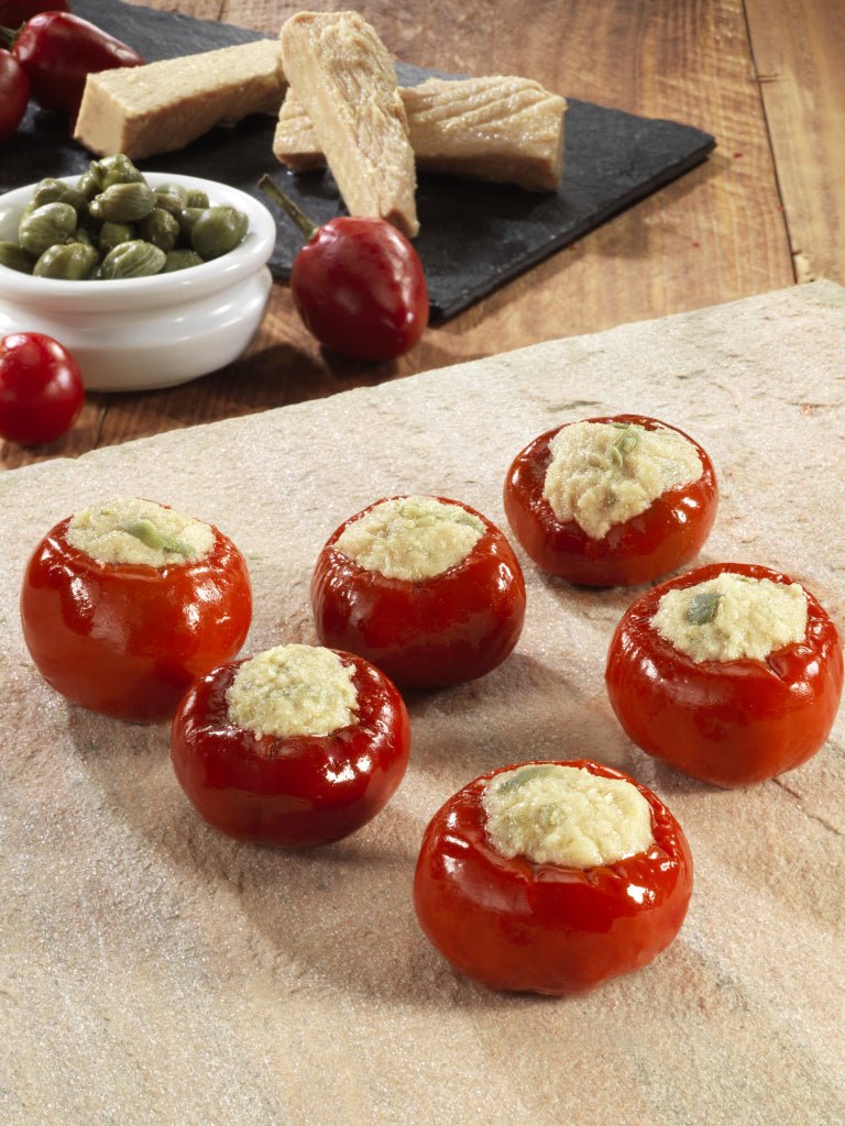 Peperoncini Piccanti Ripieni di Tonno Ricetta Calabrese 200g - Nonno Gino