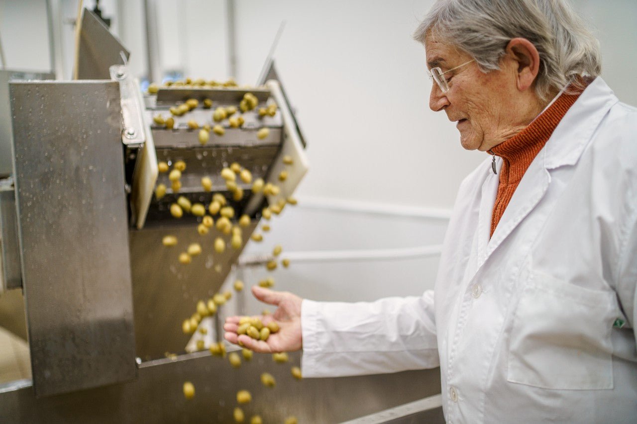 Olive Verdi Denocciolate Nonno Gino - Selezionate a mano pronte da gustare - Nonno Gino