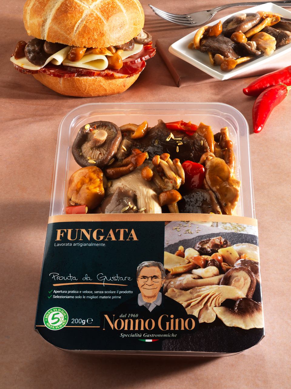 Funghi Misti Nonno Gino 200g Un&